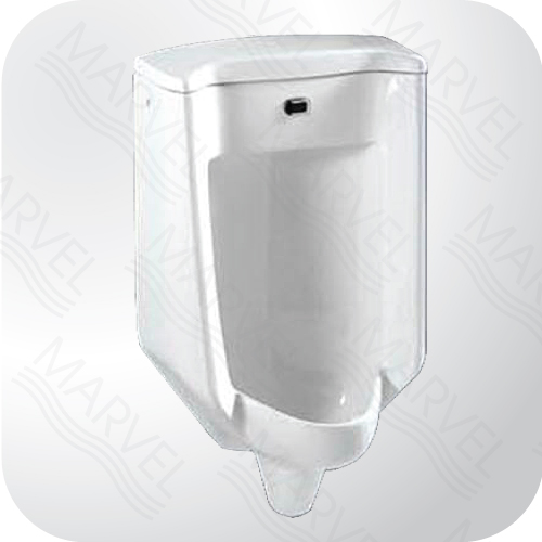 โถปัสสาวะชายพร้อมฟลัชวาล์วอัตโนมัติ  รุ่น MU-104 Automatic Urinal Flusher ฟลัชวาล์วเซนเซอร์ ฟลัชออโต้ โถปัสสาวะชายอัตโนมัติ MARVEL  จำหน่ายฟลัชวาล์วอัตโนมัติ Automatic flusher โถชักโครกอัตโนมัติ มาตรฐาน GMP, HACCP ผู้เชี่ยวชาญด้านสุขภัณฑ์อัตโนมัติ ระบบอินฟาเรด เซนเซอร์ ทำงาน เปิด